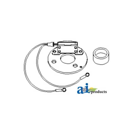 A & I Products Ignitor Kit, 12 Volt, Negative Ground 4.5" x4.5" x2" A-1247